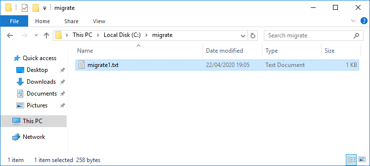 Migrate Exchange mailboxes through text file create text file.png