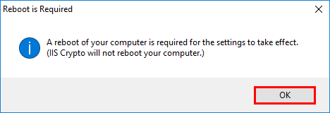 Exchange 2016 OWA your connection is not secure reboot required