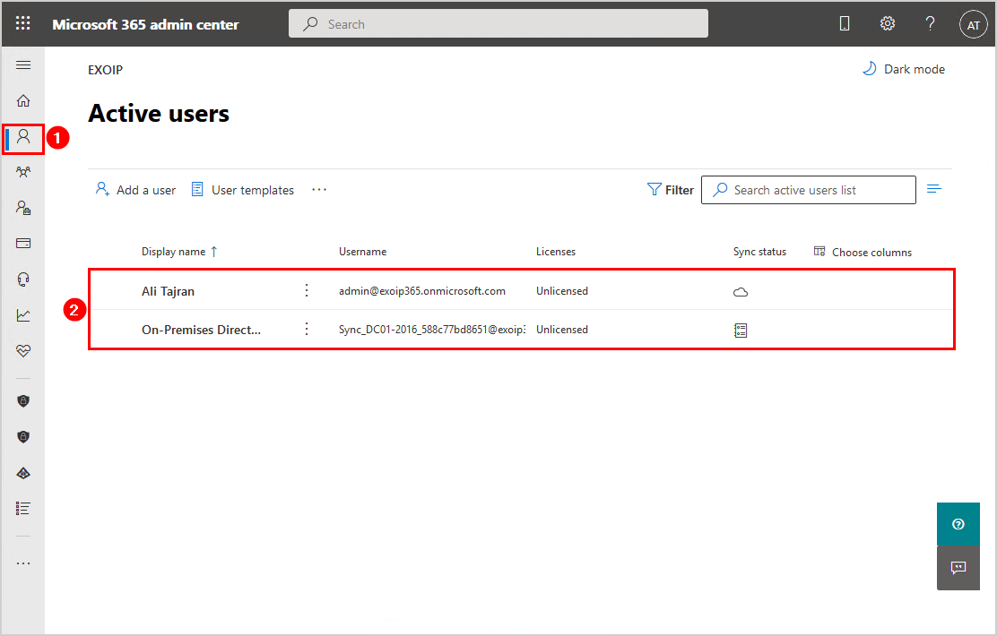 Move Azure AD Connect to new tenant 15