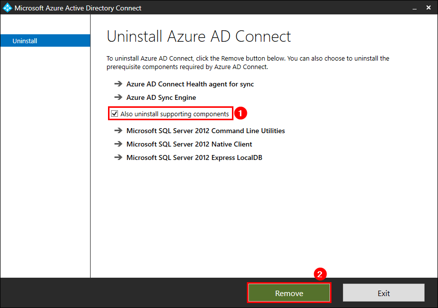 Move Azure AD Connect to new tenant 17