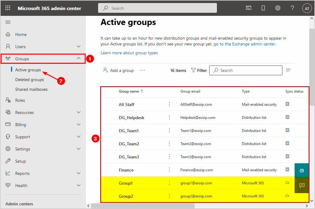 List Microsoft 365 Groups with PowerShell active groups