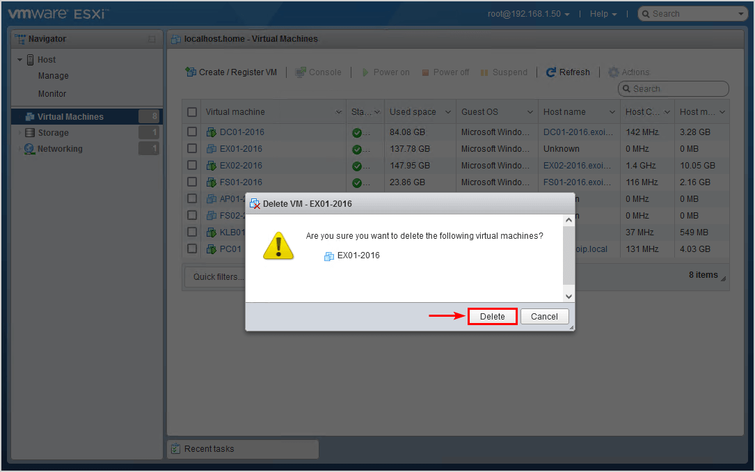 Remove failed Exchange DAG member server