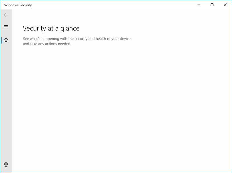 Turn off Windows Defender in Windows 11 empty