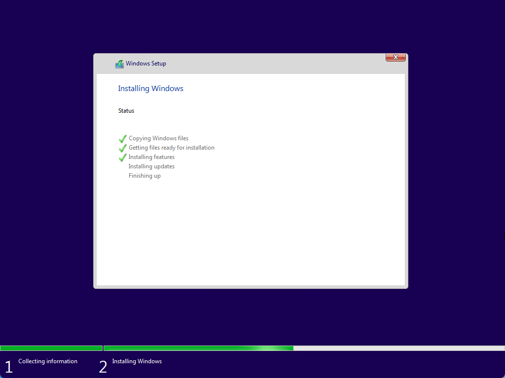 Install Windows 11 on Virtual Machine  installing Windows