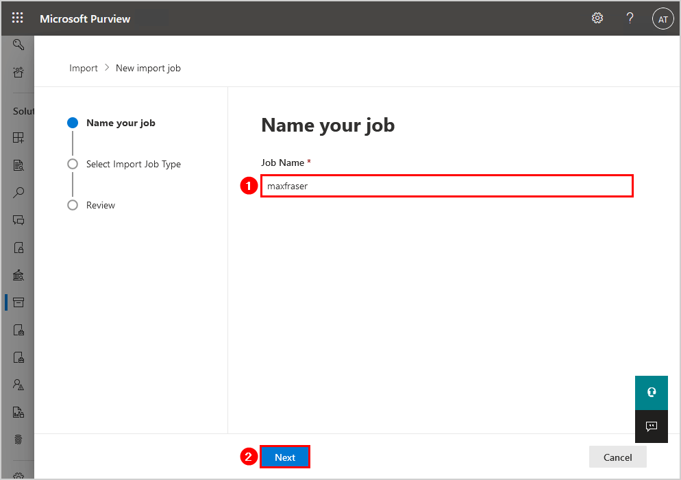 Import PST to Office 365 name your job