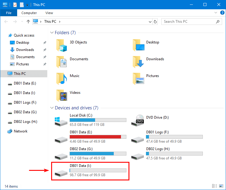 Move Exchange DAG database to another drive new disk