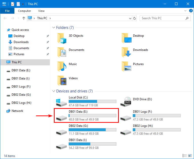 Remove old empty disk