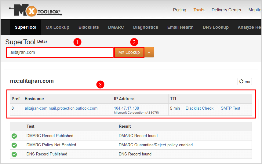 Enable IPv6 in Exchange Online MXToolBox