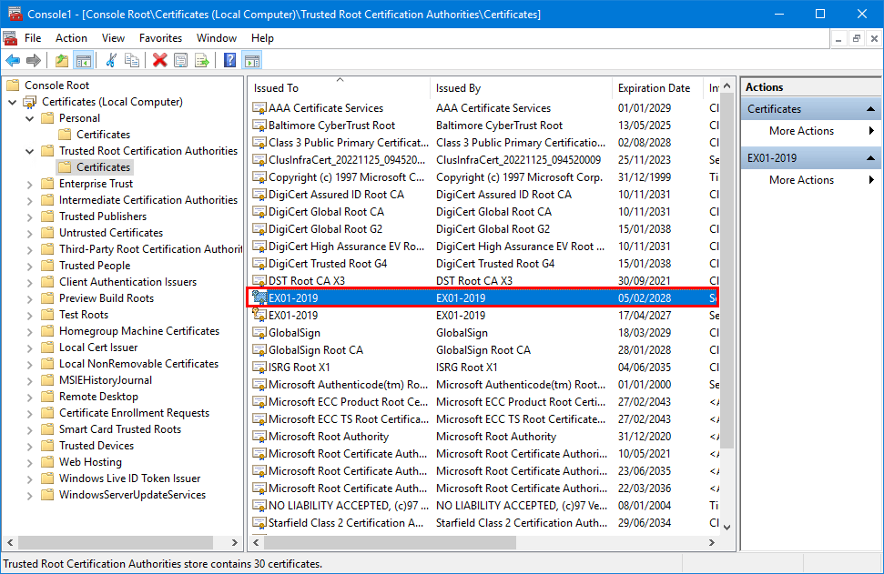 Renew Microsoft Exchange certificate ALI TAJRAN