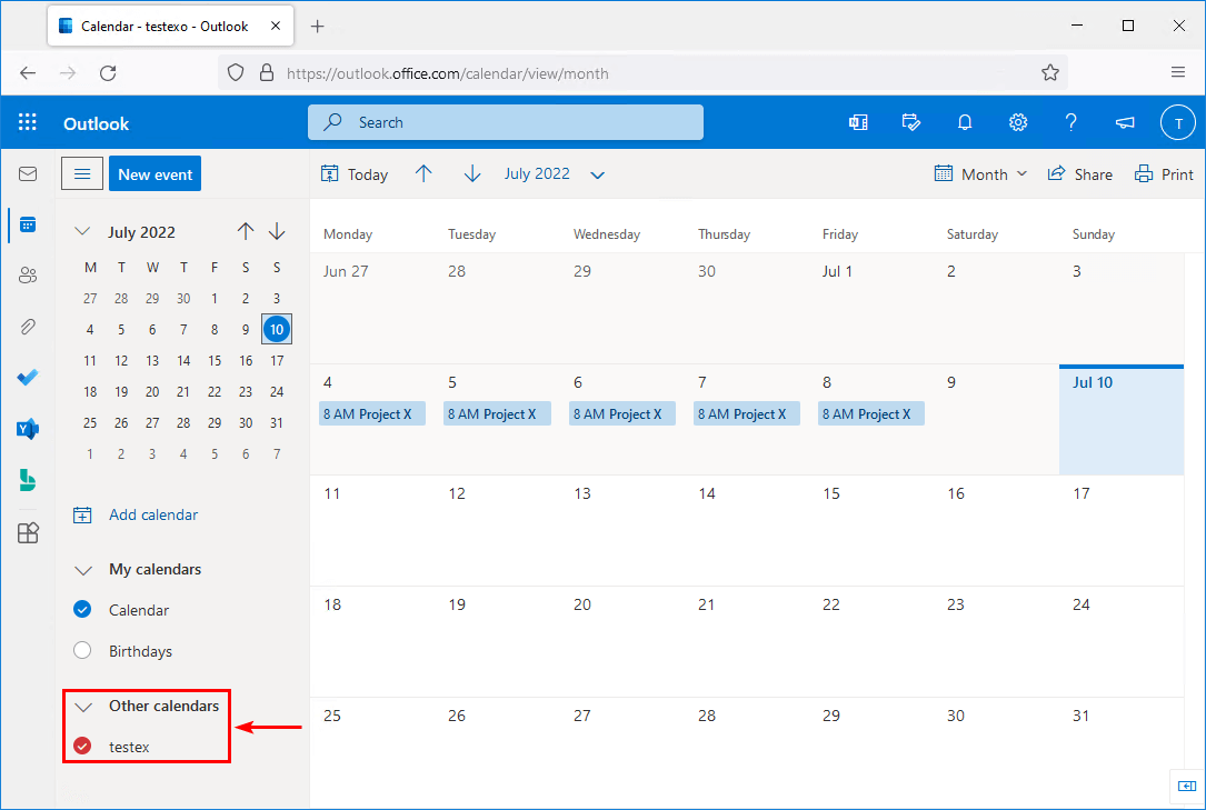 Exchange on-premises calendar not available for Exchange Online users