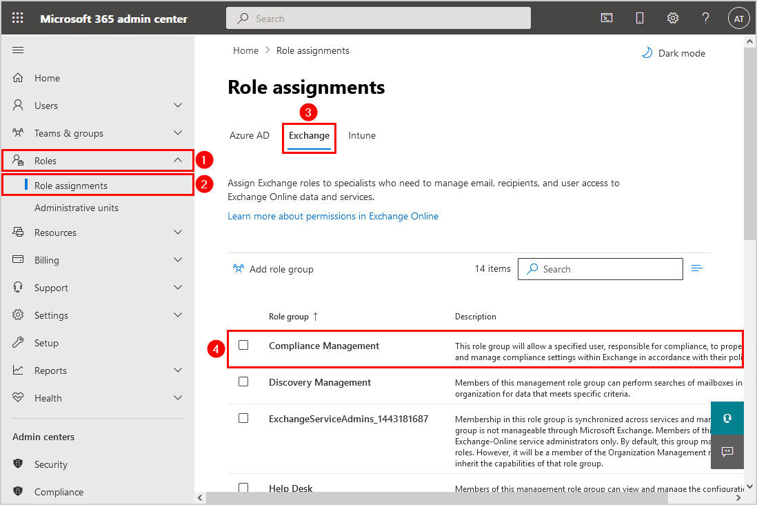 Get-OrganizationConfig not recognized role assignments