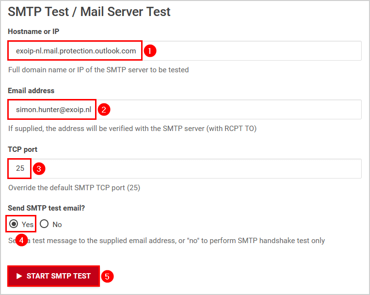 How to configure Microsoft 365 to only accept mail from third-party spam filter SMTP test