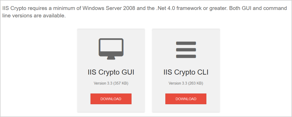 IIS Crypto 3.3 download