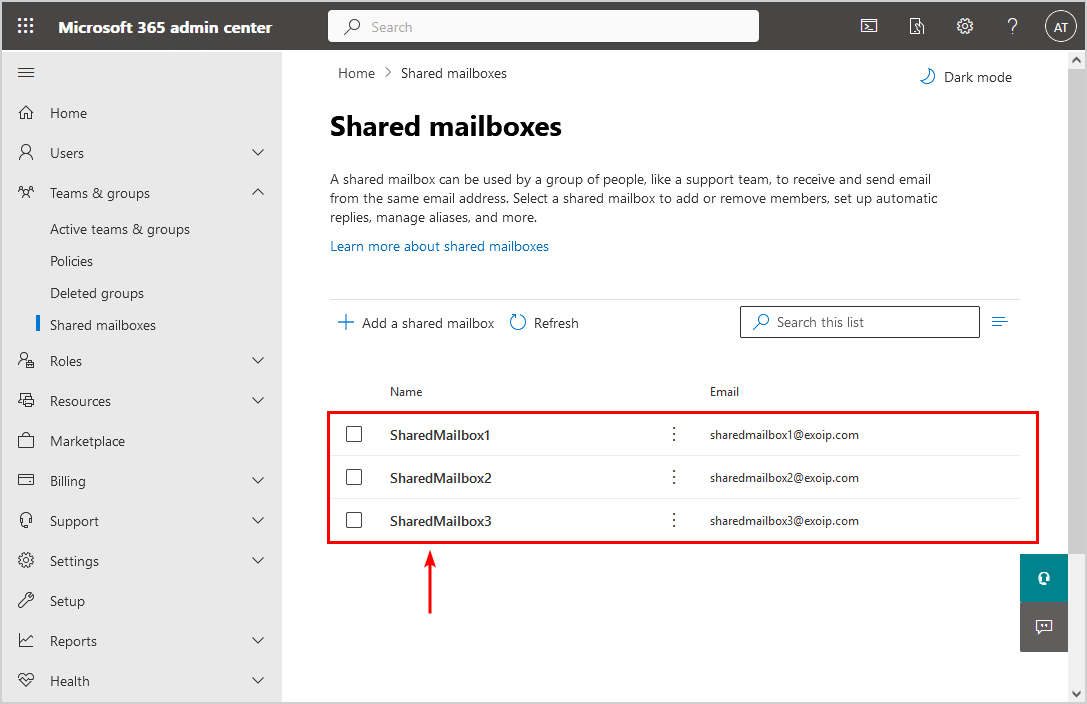 Block sign-in from shared mailboxes Microsoft 365 admin center
