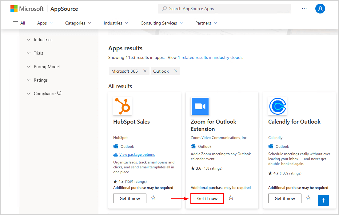 Disable access to install Office add-ins get it now