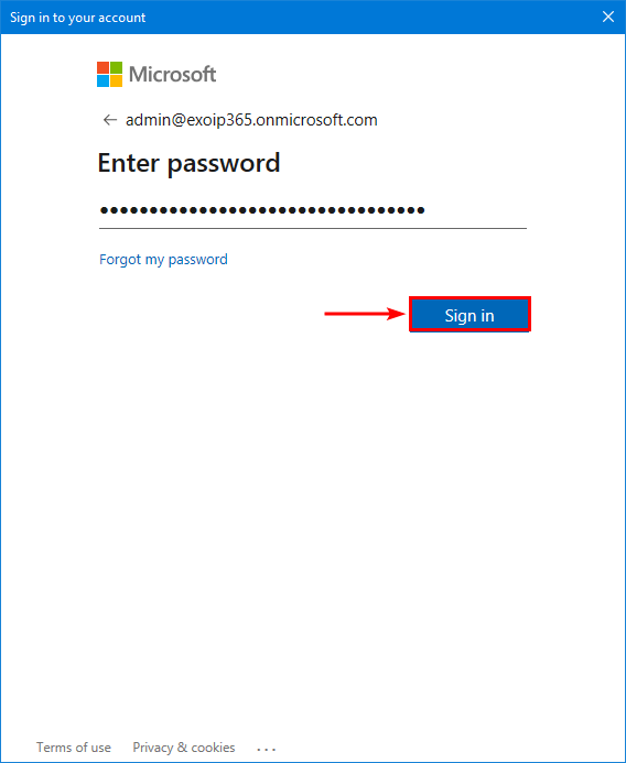 Sign in with modern authentication