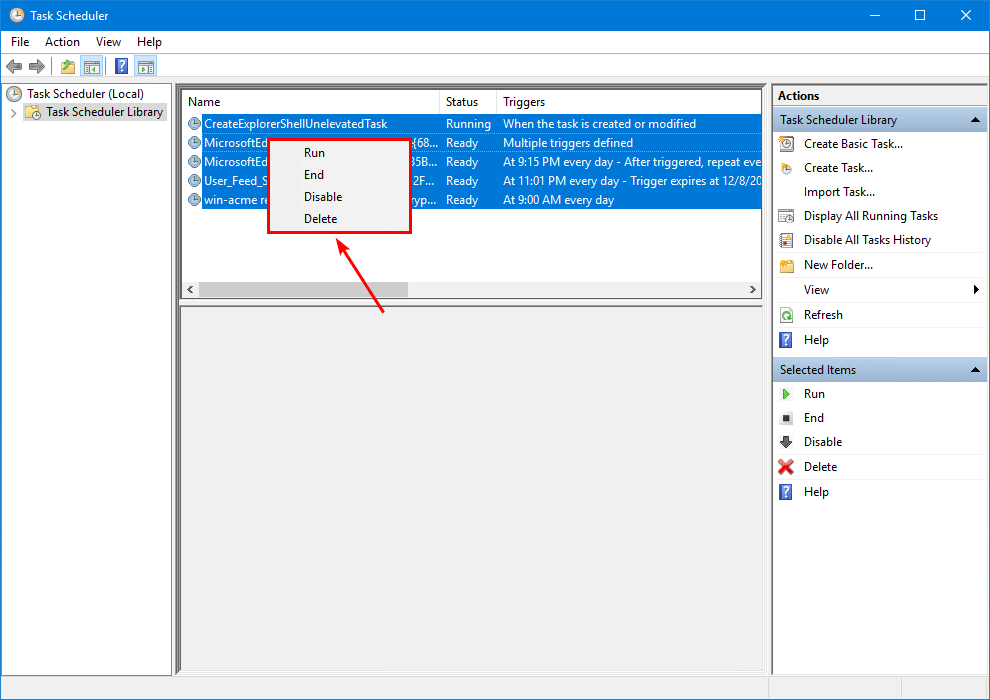 Export scheduled tasks with PowerShell select all
