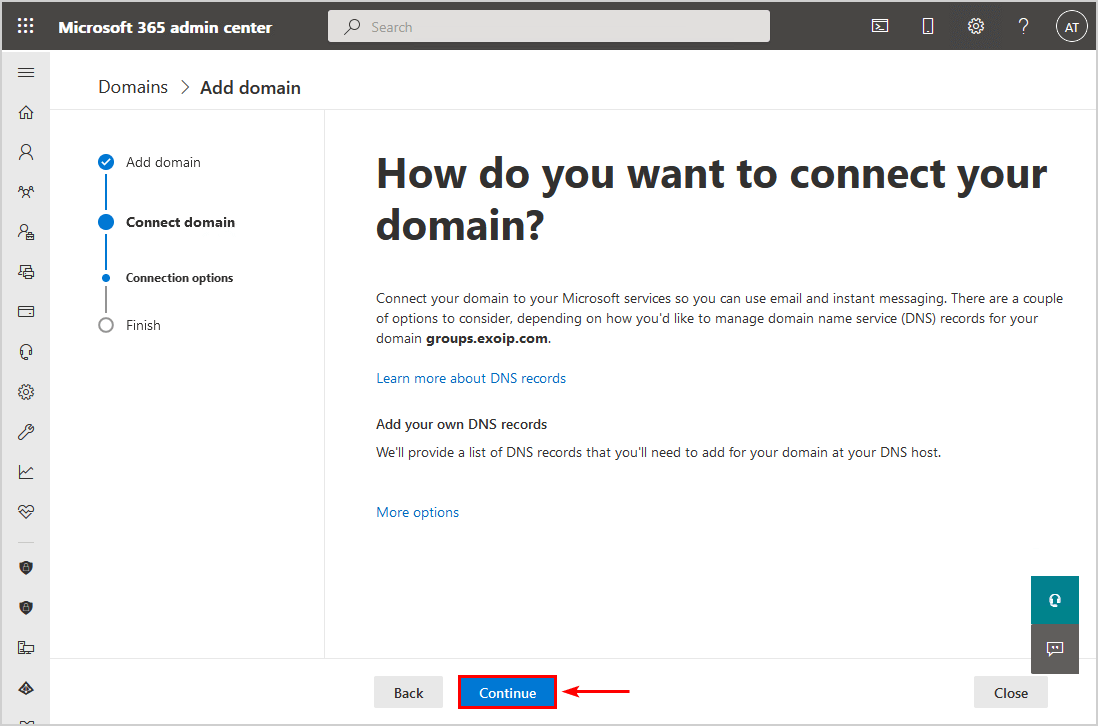 Connect your domain