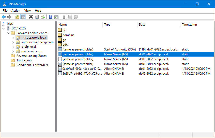 Domain Controller leftovers DNS Manager