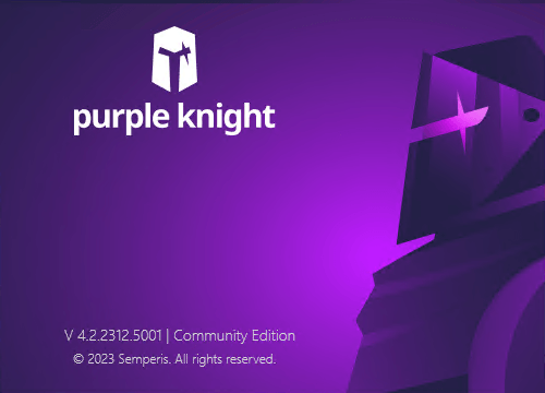 Start Purple Knight application
