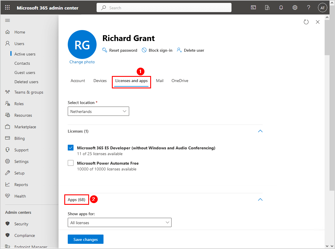 Hard delete mailbox without deleting user account in Microsoft 365 licenses